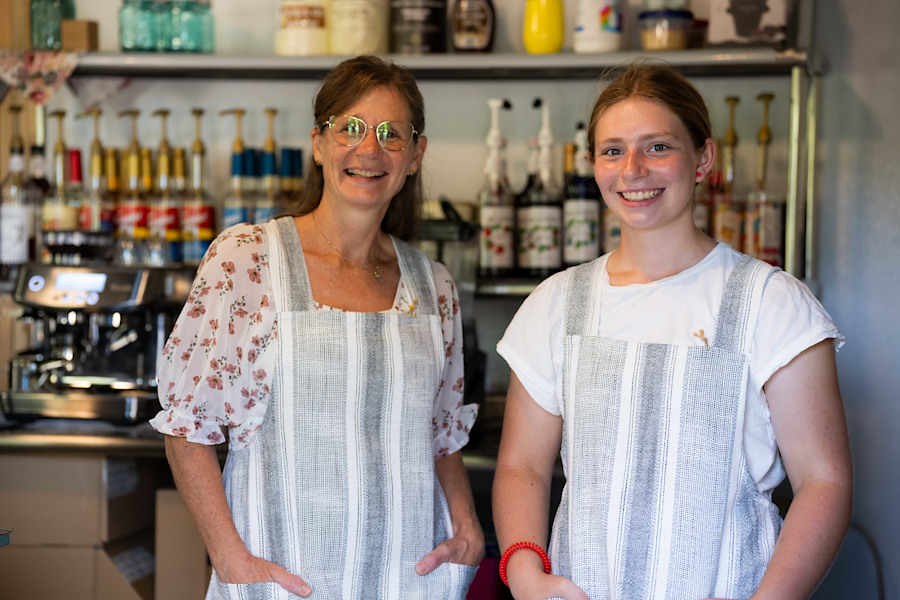 Mother Daughter Coffee Servers